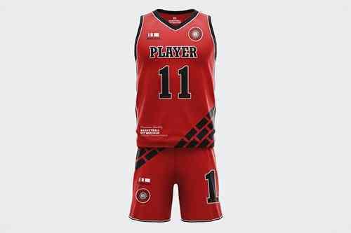 Download Basketball Jersey Uniforms Set Mockup Template Free Download Graphics Fonts Vectors Print Templates Gfxmountain Com