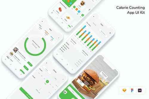 Calorie Counting App UI Kit