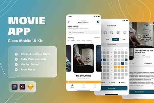 Movies App Mobile UI Kit