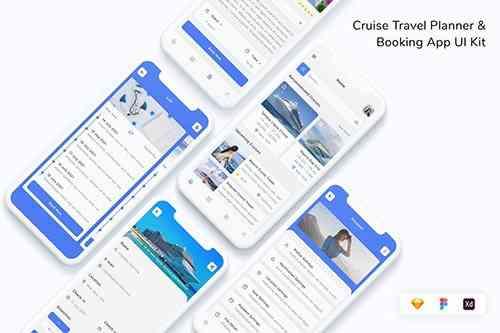 Cruise Travel Planner & Booking App UI Kit
