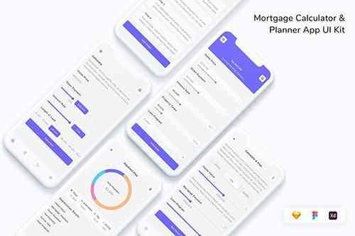 Mortgage Calculator & Planner App UI Kit
