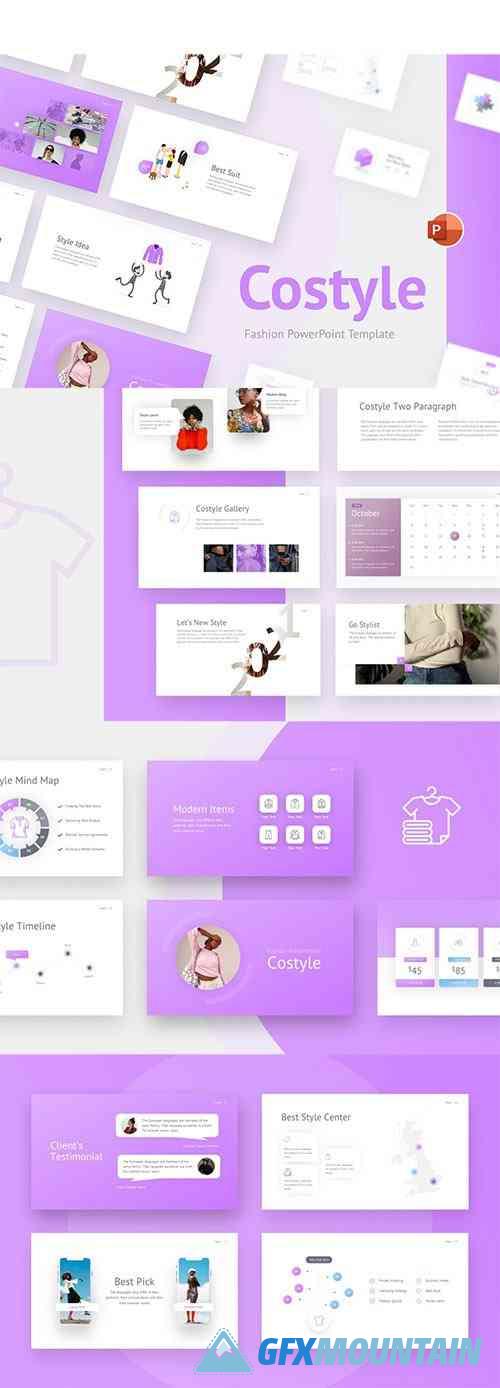 Costyle Fashion Creative PowerPoint Template