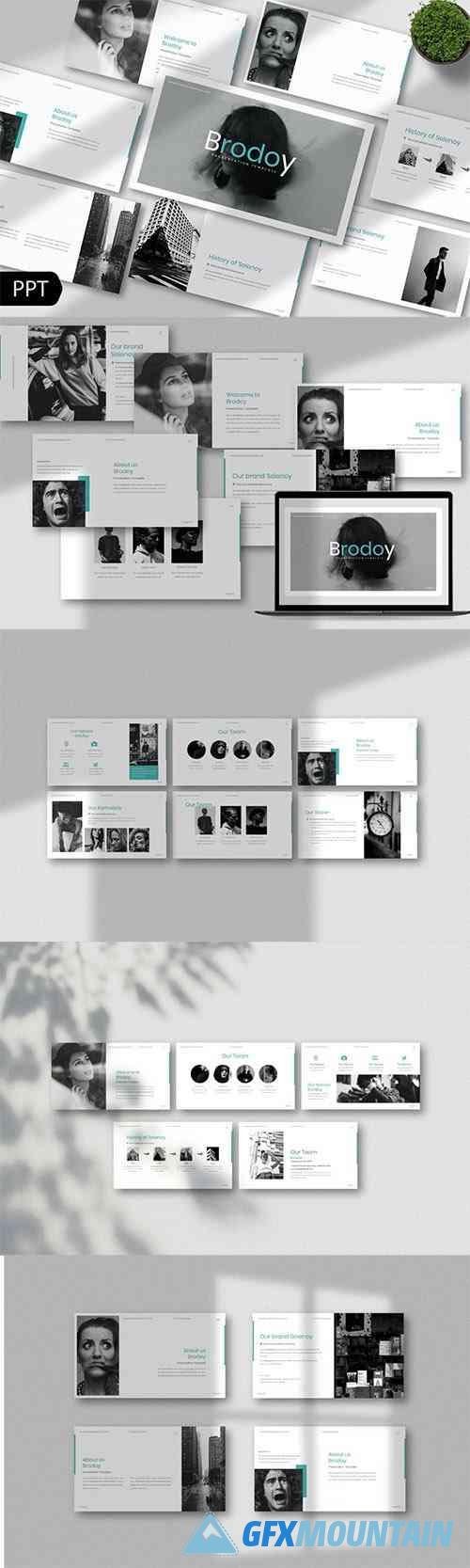 Brodoy Creative Powerpoint, Keynote and Google Slides Template