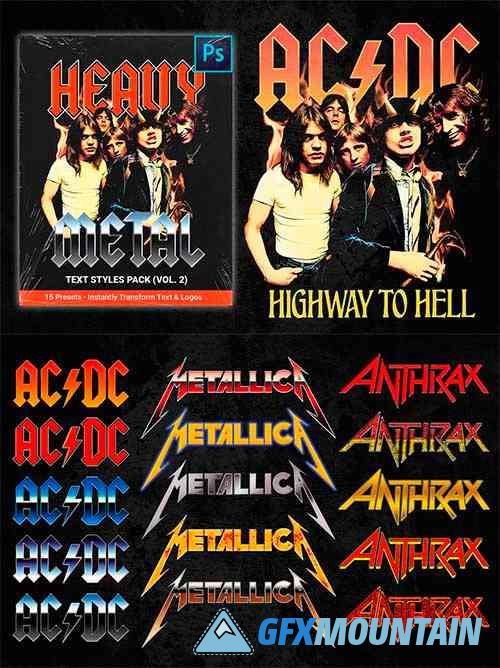 Heavy Metal Text Styles Pack Vol. 2 6175195