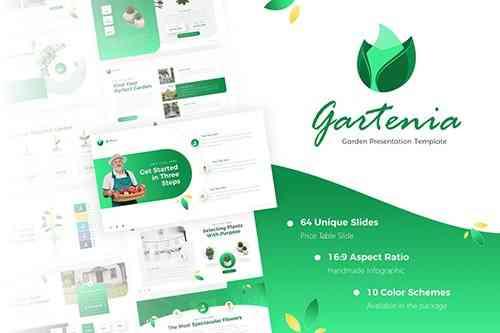 Gartenia - Gardening PowerPoint Template
