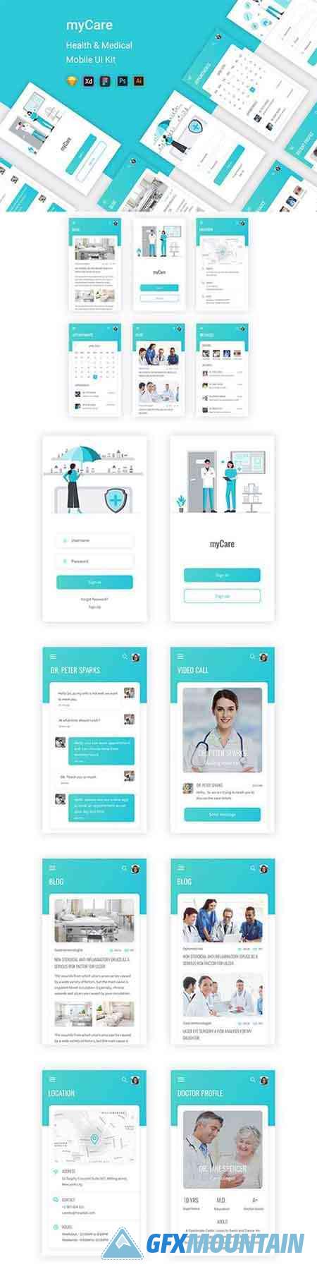 myCare - Health & Medical Mobile App