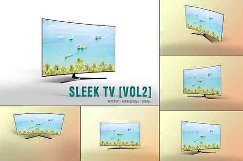 Sleek TV Mockup [VOL2]