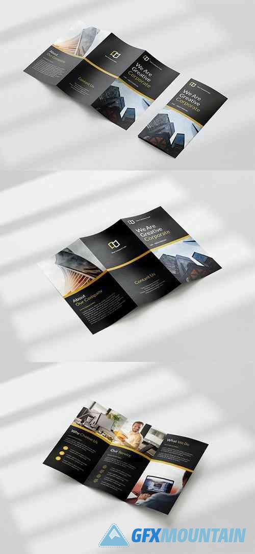 GREATIVE - CORPORATE Trifold Brochure Template