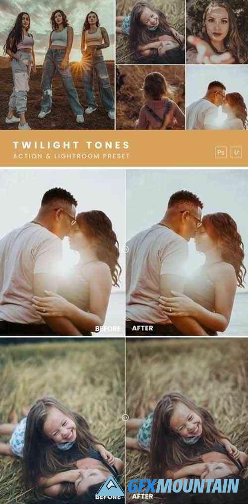 Twilight Tones Action & Lightroom Preset