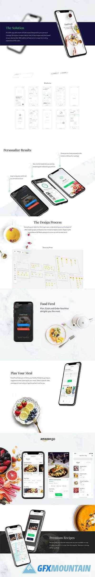 Food Feed UI Template - UI8