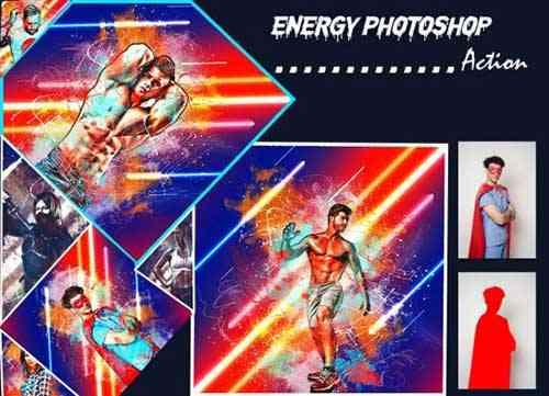 Energy Photoshop Action 6281215