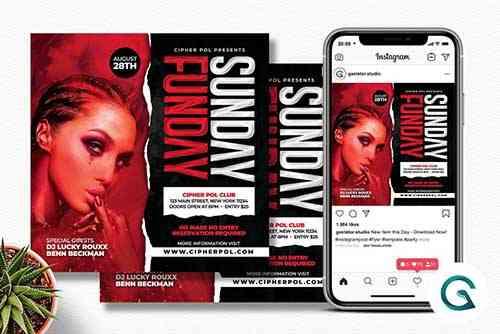 Night Club Party Flyer Template - 6333403