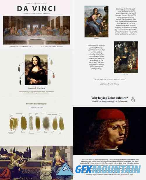 Da Vinci's Art Procreate Brushes 5478978