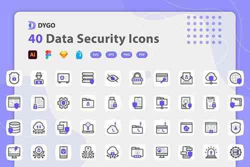 Dygo - Data Security Icons