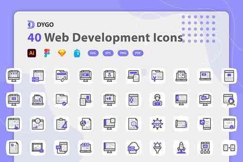Dygo - Web Development Icons