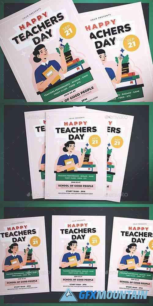 Teachers Day Flyer 33407644