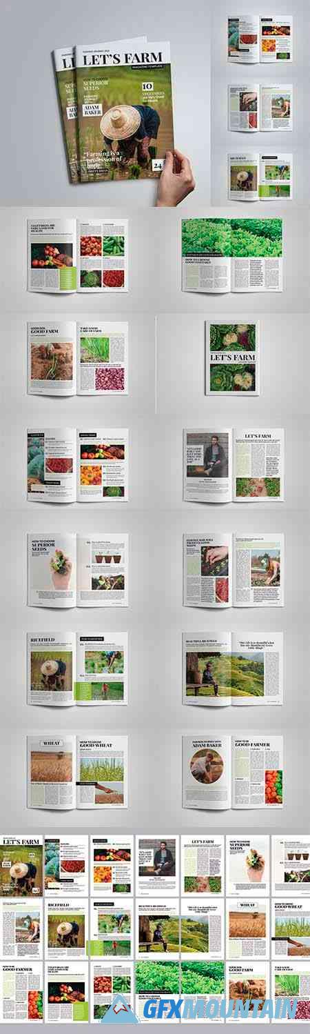 Let's Farm Magazine Template