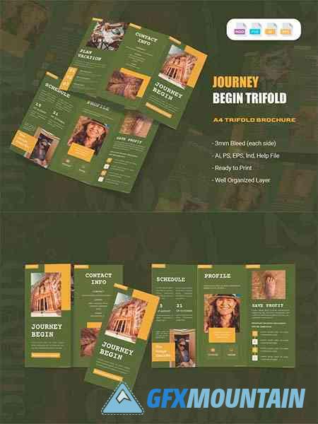 Journey Begin Trifold Brochure