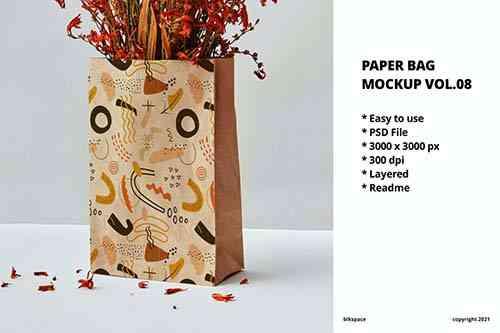 Paper Bag Mockup Vol.08