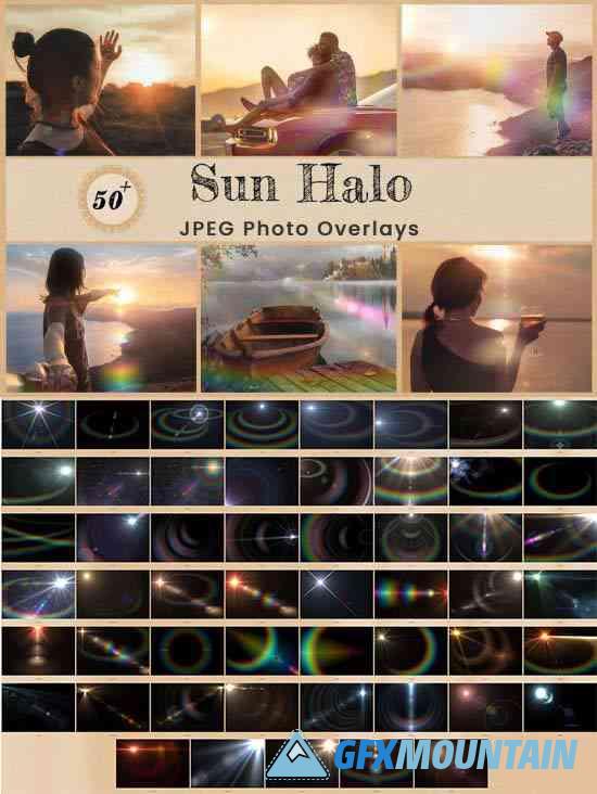 Sun Halo Photo Overlays Backdrops - 6456751