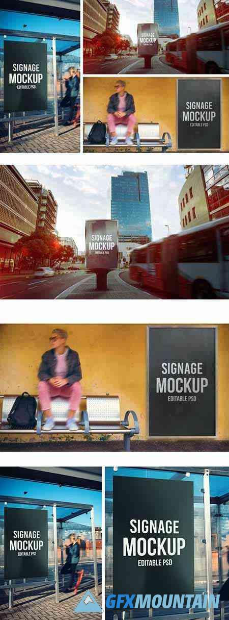 Urban Billboard Mockup