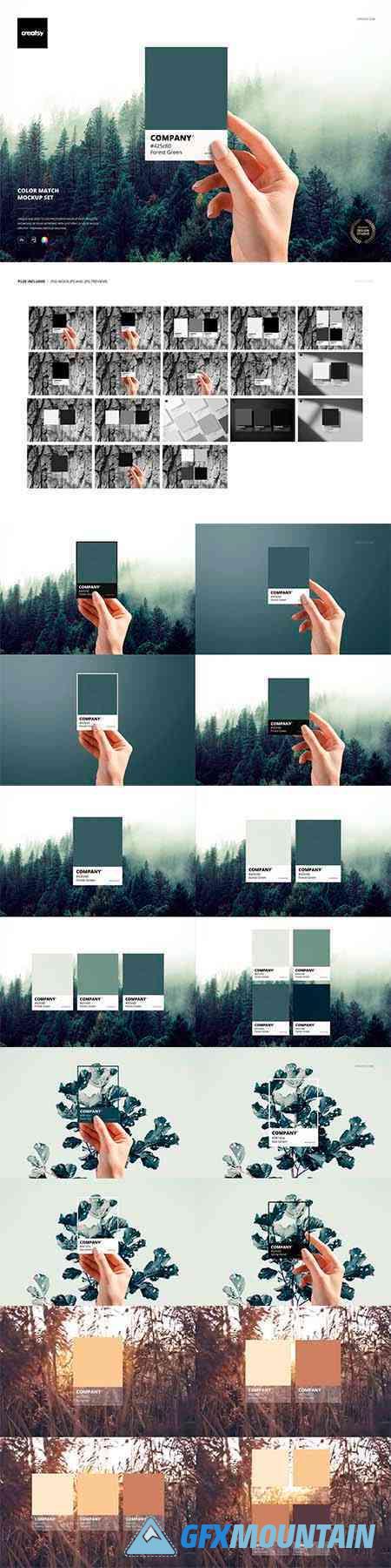 Color Match Mockup Set 6343287