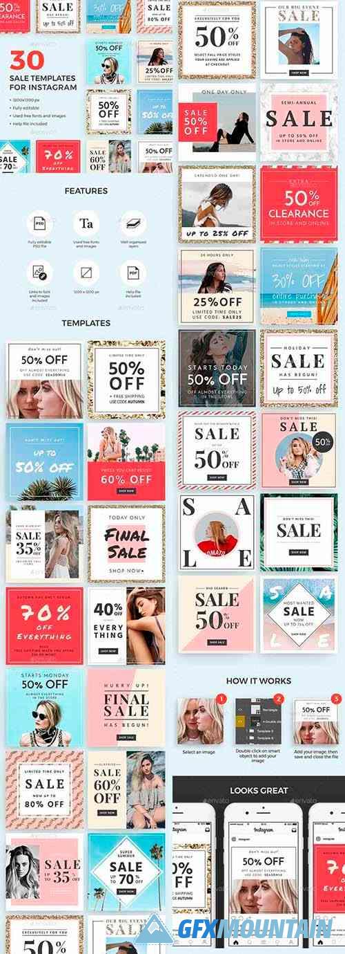 30 Sale Templates For Instagram 20557848