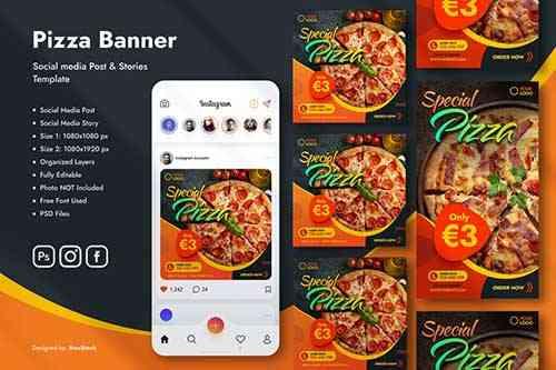 Food Restaurant Social Media Banner