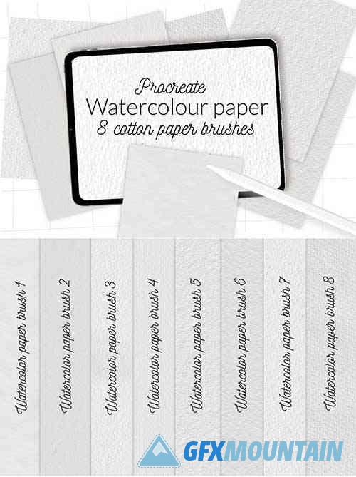 Procreate watercolor cotton paper 6135346