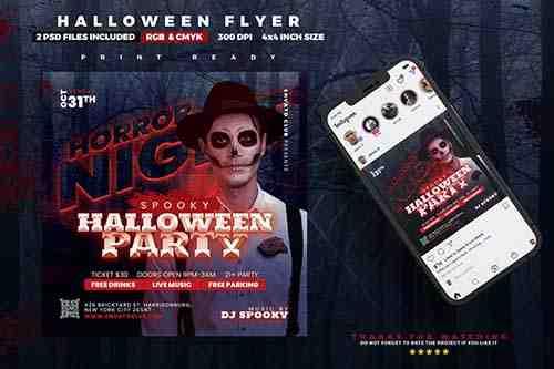 Halloween Flyer - Horror Night