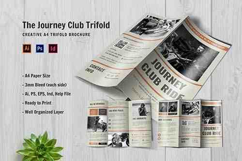 Journey Club Ride Trifold Brochure