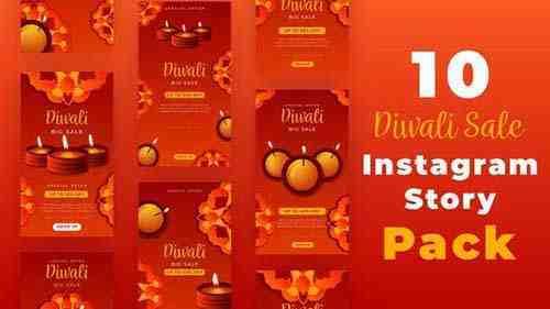 Diwali Sale Instagram Story Pack 34145883