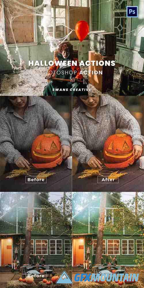 Halloween Actions Photoshop Action