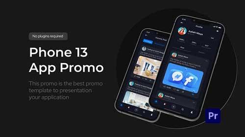 App Promo Phone 13 Pro for Premiere Pro - 34424117