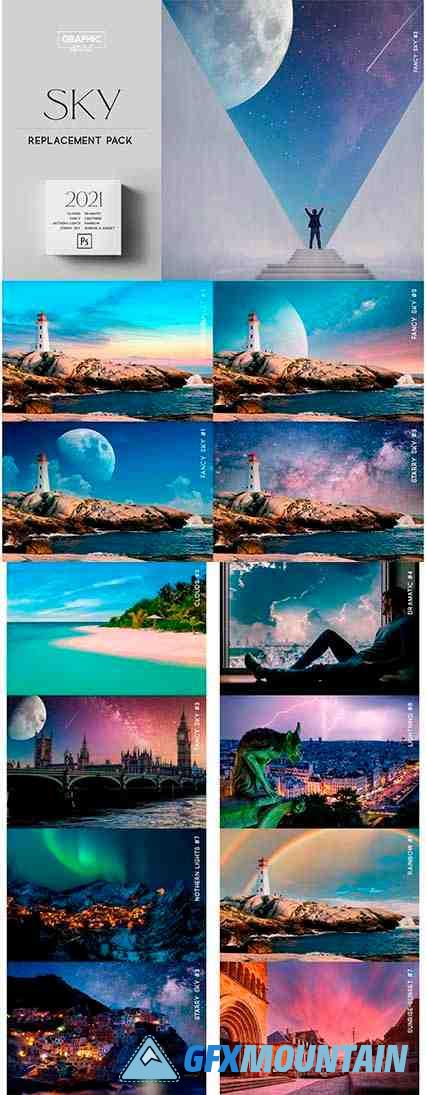 Sky Replacement Pack 2021 Photoshop