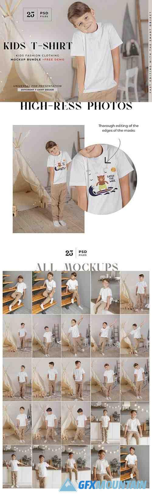 Kids T-shirt Mockup Bundle 6628934