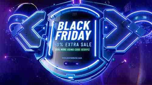 Black Friday Sales Intro Opener 34611939