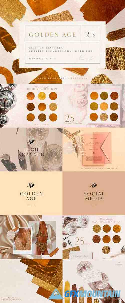 25 Golden Age Luxury Textures 4836502