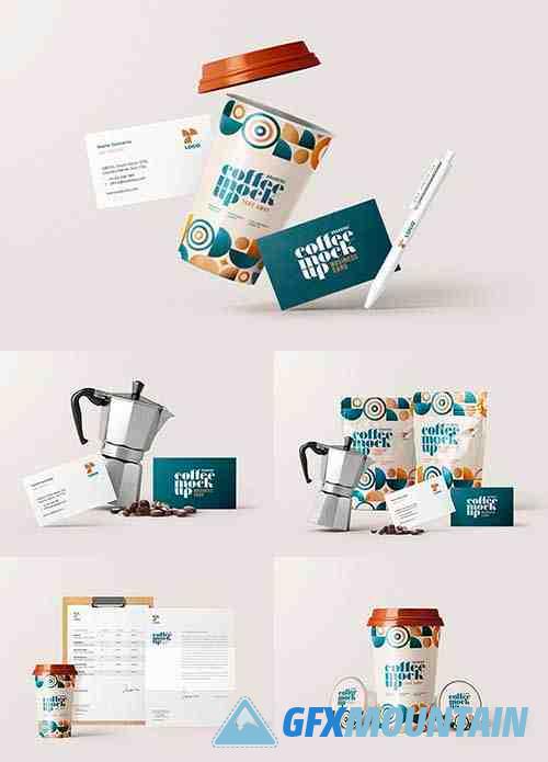 Coffee Branding Mockup Set