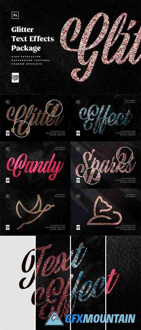 Glitter Photoshop Text Effects Pack