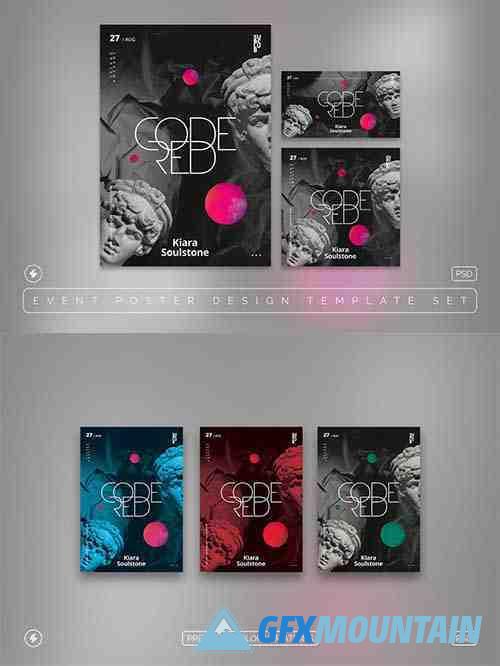 Code Red – Event Poster Template Set