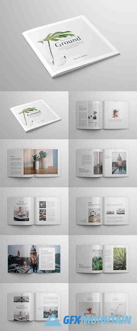 Square Magazine Template