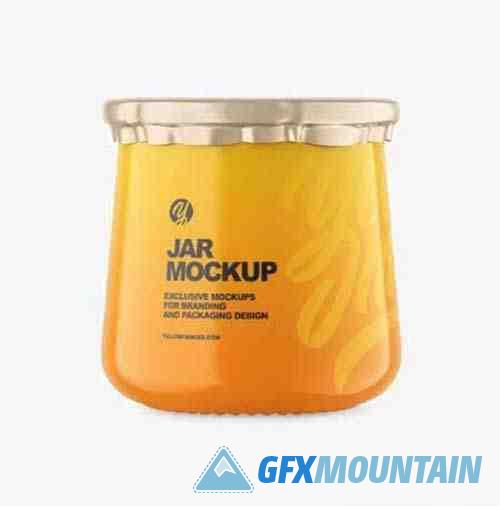 Glossy Jar Mockup