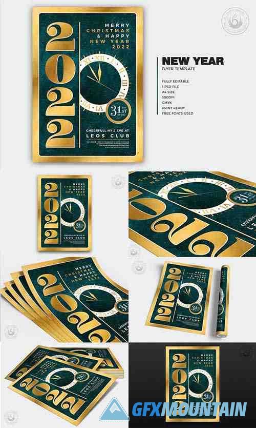 New Year Flyer Template V13