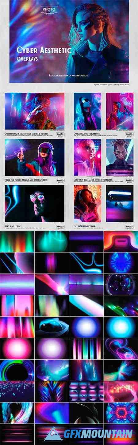 Cyber Aesthetic Overlays