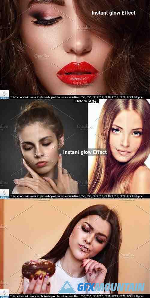 Instant glow Photoshop Effect - 6454463