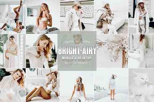 Dreamy Bright Photoshop Actions Lightroom Presets