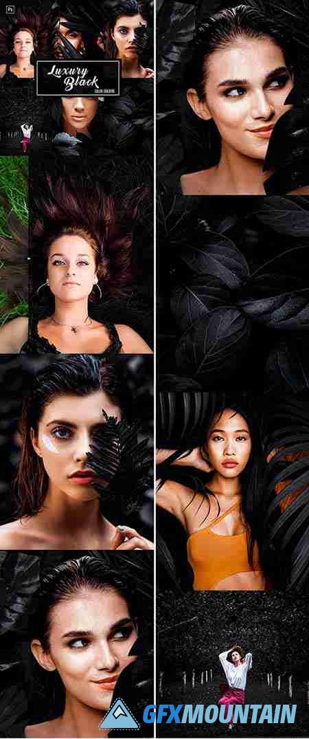 Luxury Black (Color Grading) - Photoshop Action 34017970