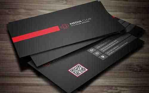 Media Club - Corporate Business Card Corporate Identity