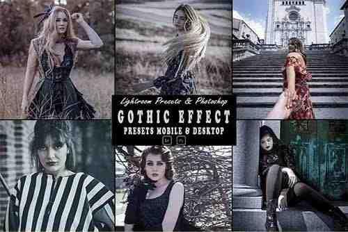 Gothic Effect Photoshop Action & Lightrom Preset